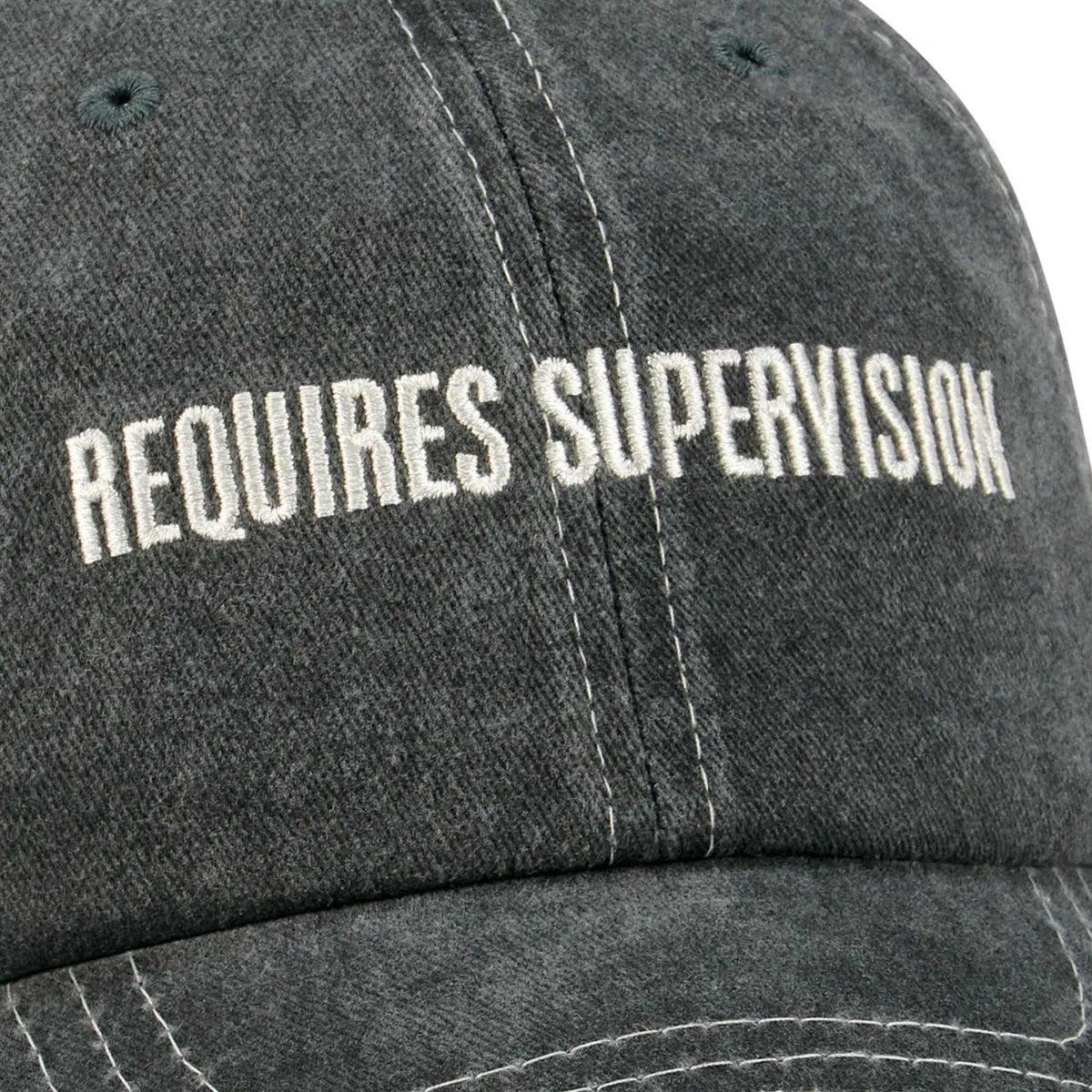 Primitives By Kathy Requires Supervision Baseball Cap - - SBKGifts.com