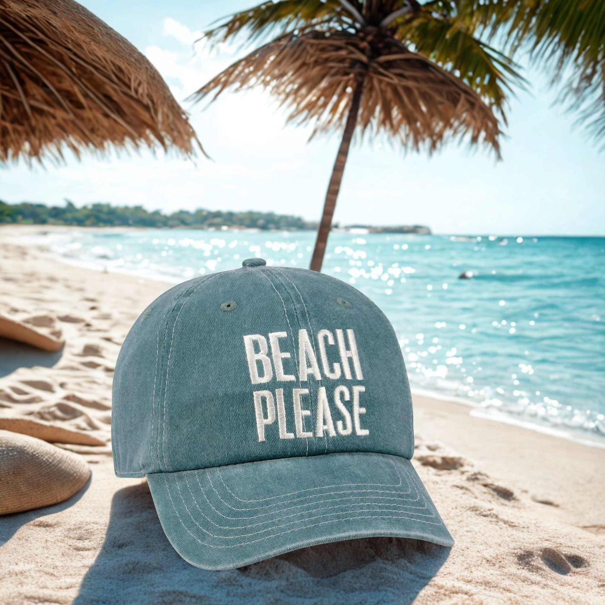 Primitives By Kathy Beach Please Baseball Cap - - SBKGifts.com