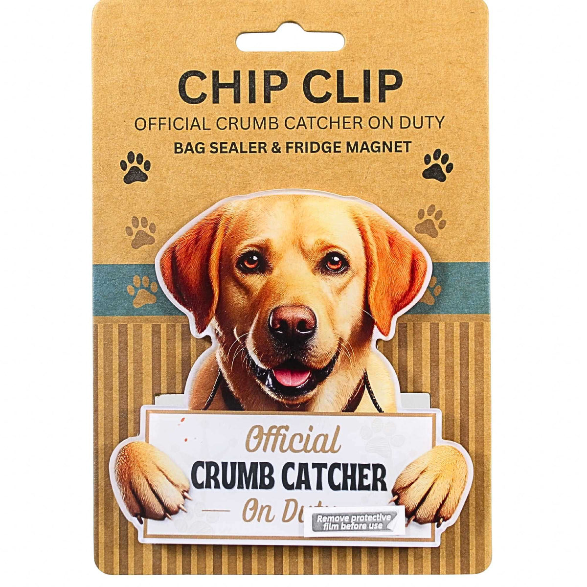 E & S Imports Labrador Yellow Chip Clip - - SBKGifts.com