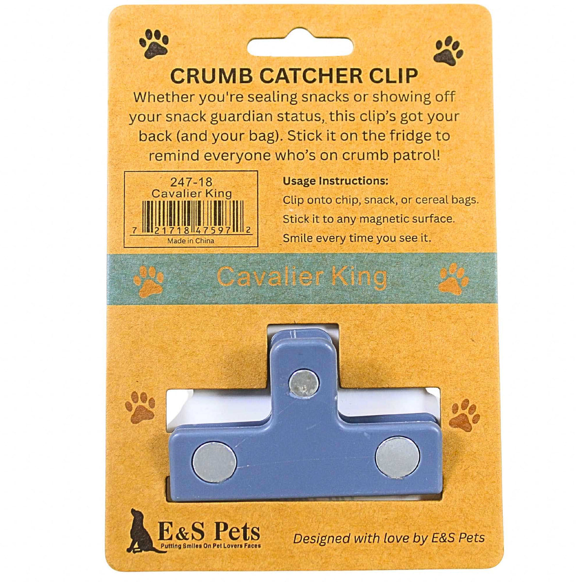 E & S Imports Cavalier King Chip Clip - - SBKGifts.com