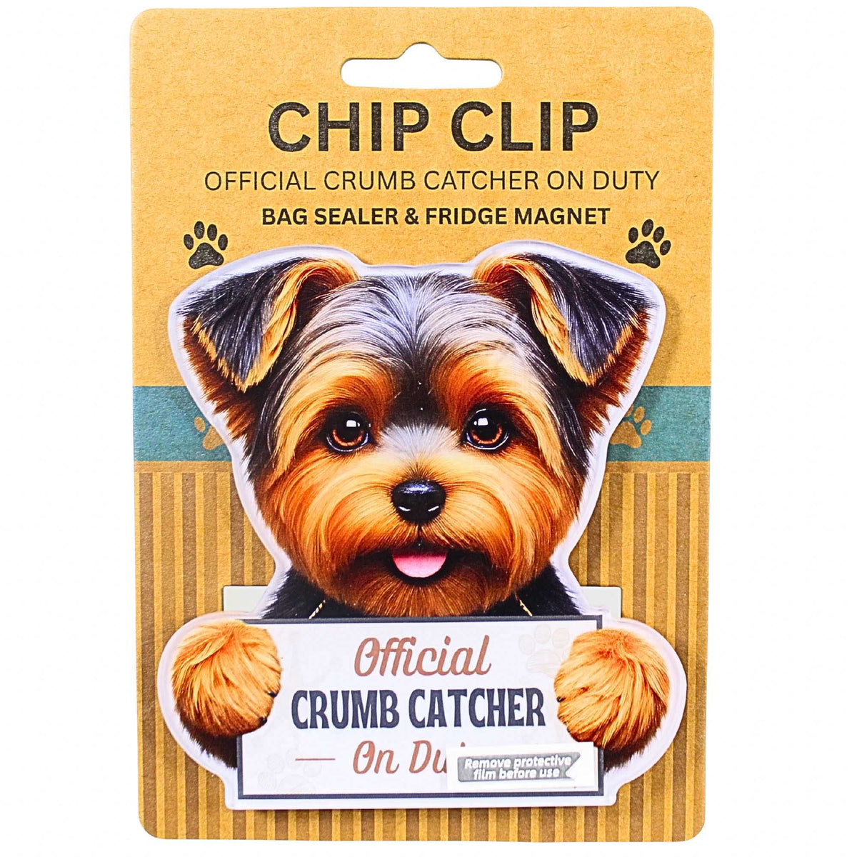 E & S Imports Yorkie Puppy Chip Clip - - SBKGifts.com