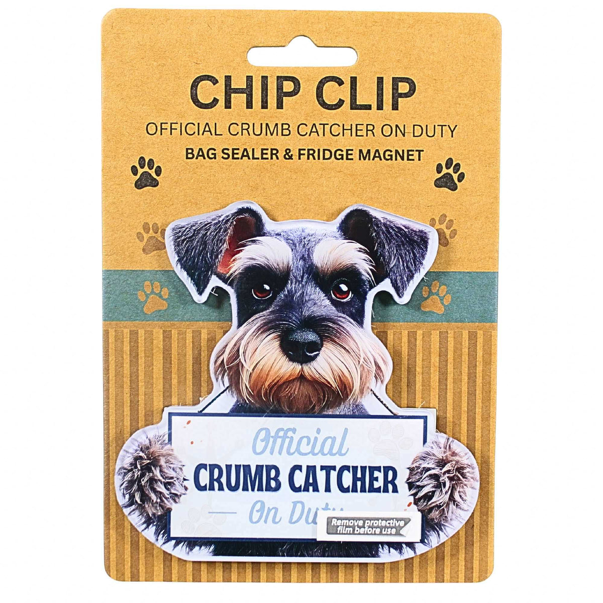 E & S Imports Schnauzer Chip Clip - - SBKGifts.com