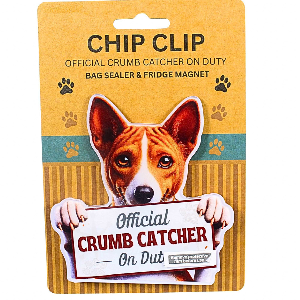 E & S Imports Basenji Chip Clip - - SBKGifts.com