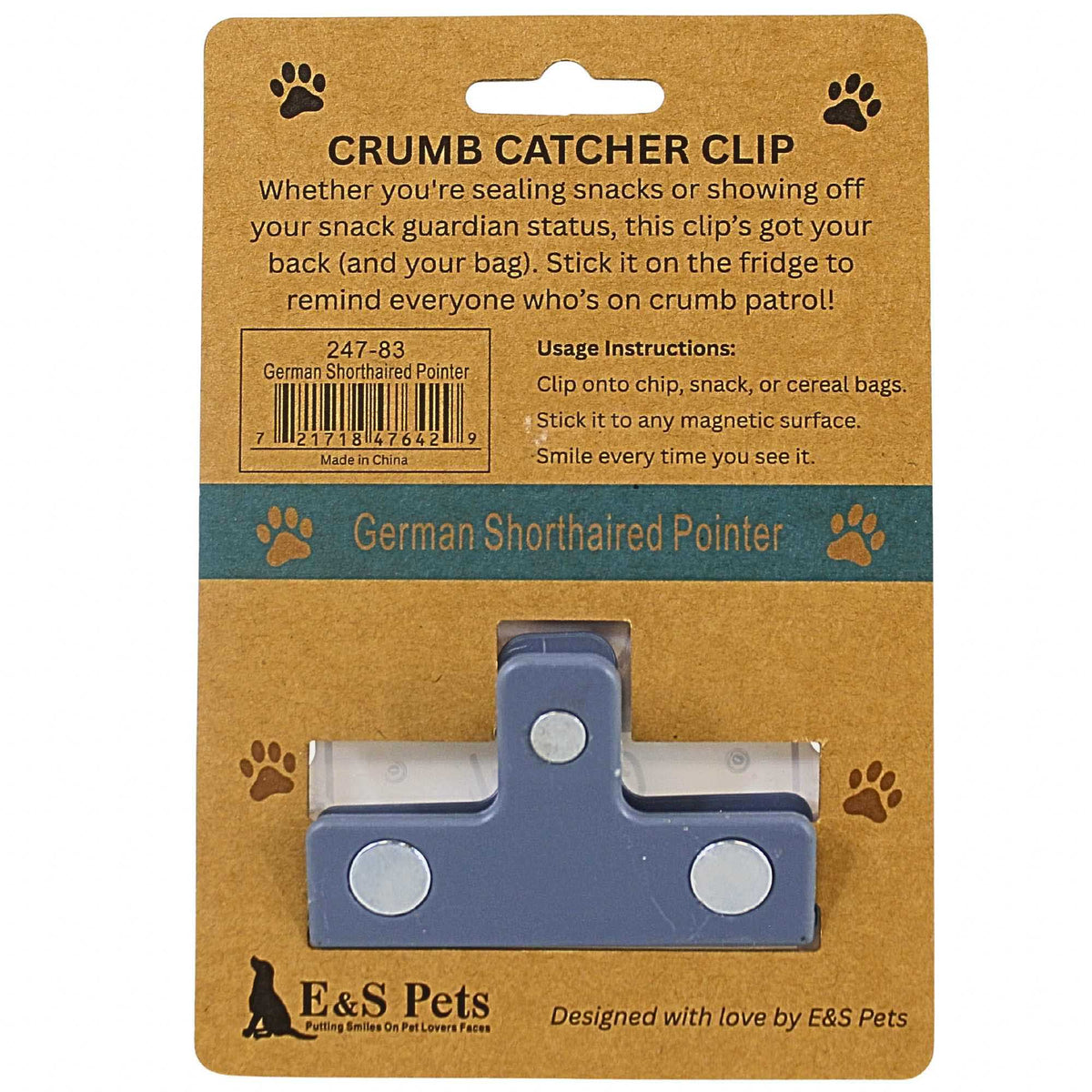 E & S Imports German Shorthaired Pointer Chip Clip - - SBKGifts.com