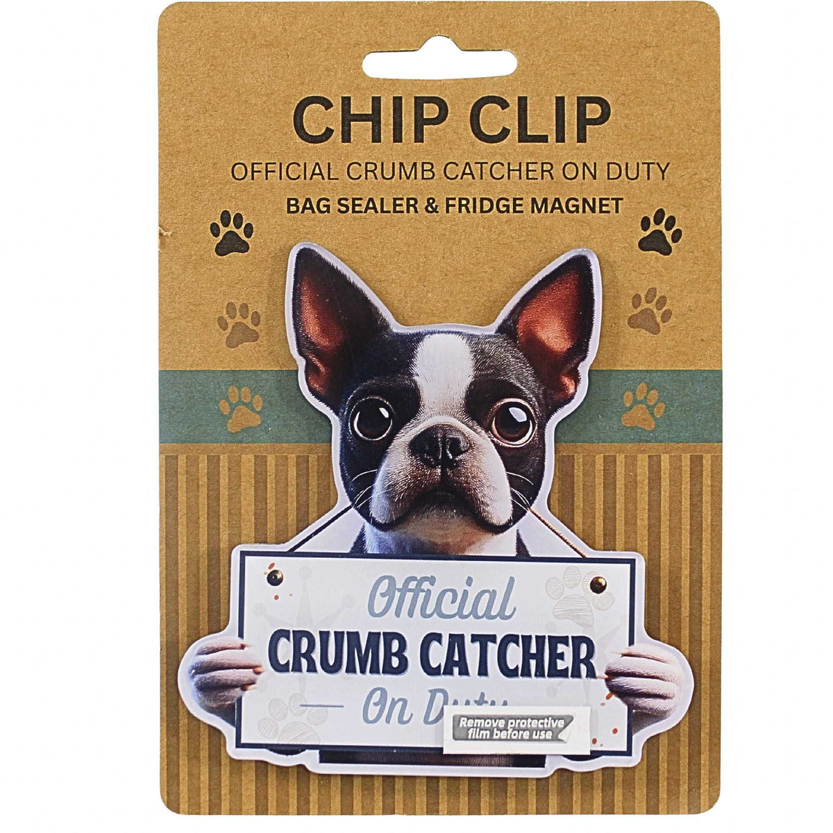 E & S Imports Boston Terrier Chip Clip - - SBKGifts.com