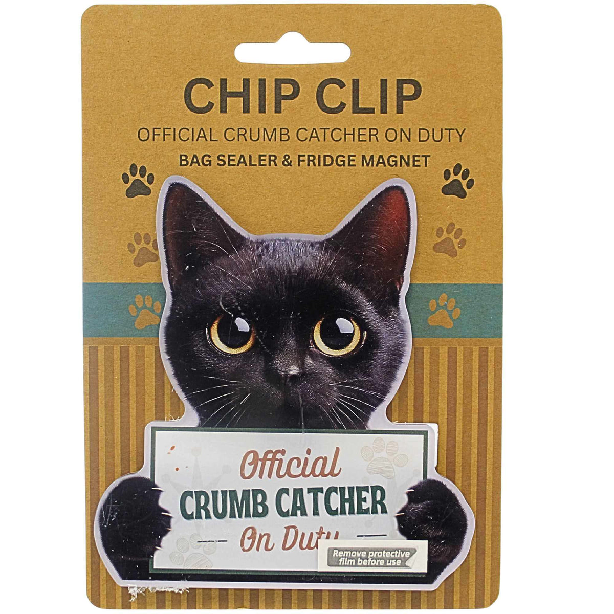 E & S Imports Black  Cat Chip Clip - - SBKGifts.com
