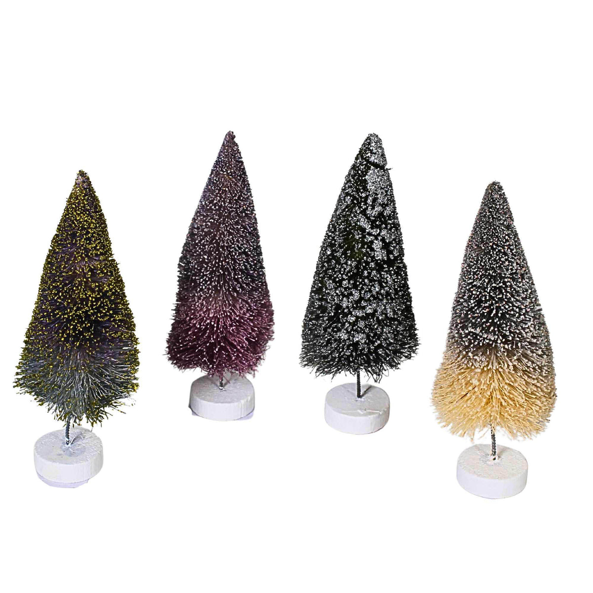 Cody Foster Glittered Ombre Bottle Brush Trees - - SBKGifts.com