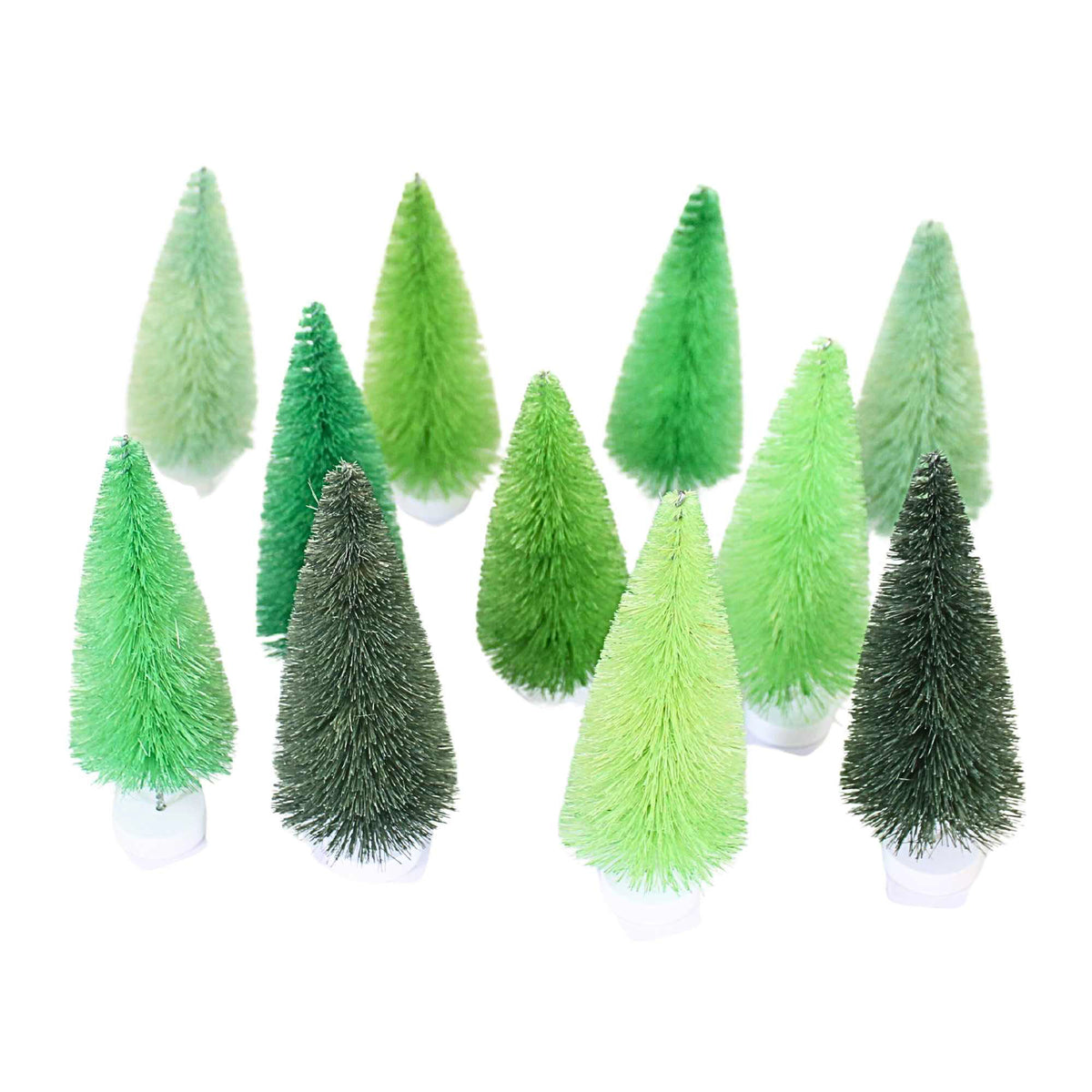 Cody Foster Green Hue Bottle Brush Trees - - SBKGifts.com