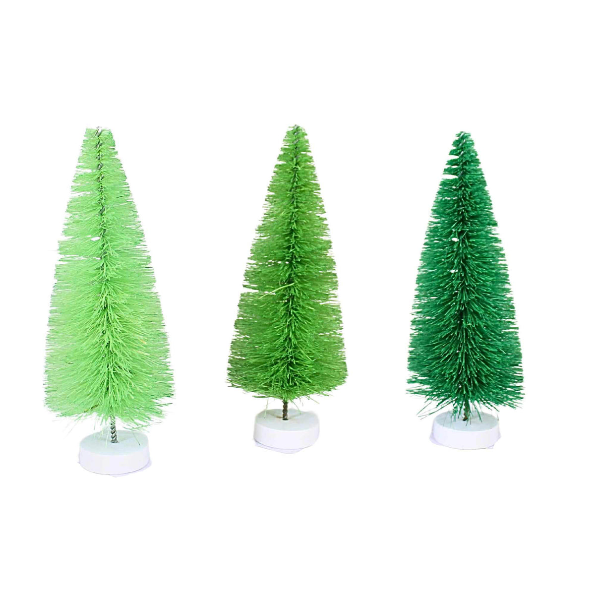 Cody Foster Green Hue Bottle Brush Trees - - SBKGifts.com