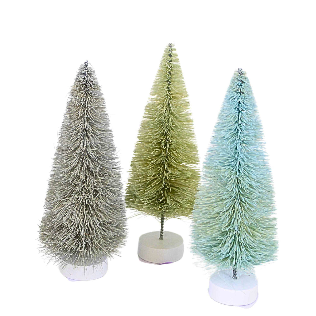 Cody Foster Winter Green Trees Set/7 - - SBKGifts.com