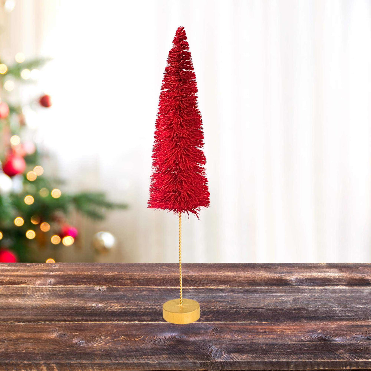 Craftoutlet.Com Crimson Red Bottle Brush Tree - - SBKGifts.com