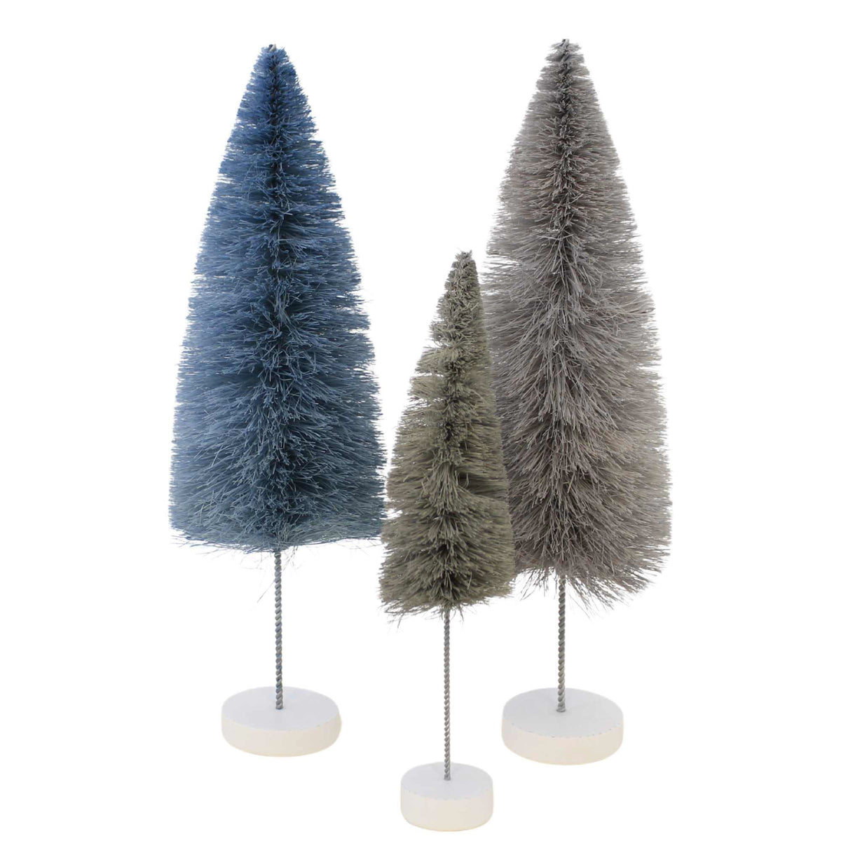 66710 Winter Bottle Brush Tree Set 42226