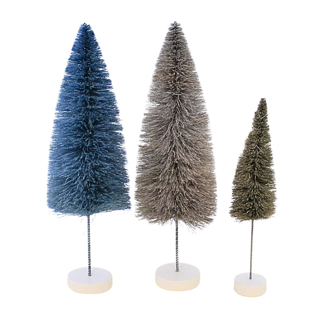 Craftoutlet.Com Winter Bottle Brush Tree Set - - SBKGifts.com