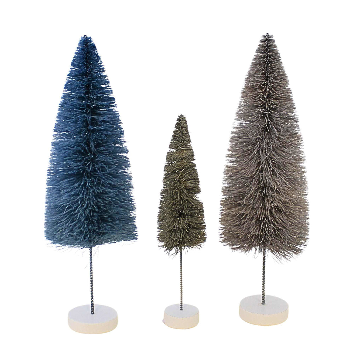 Craftoutlet.Com Winter Bottle Brush Tree Set - - SBKGifts.com