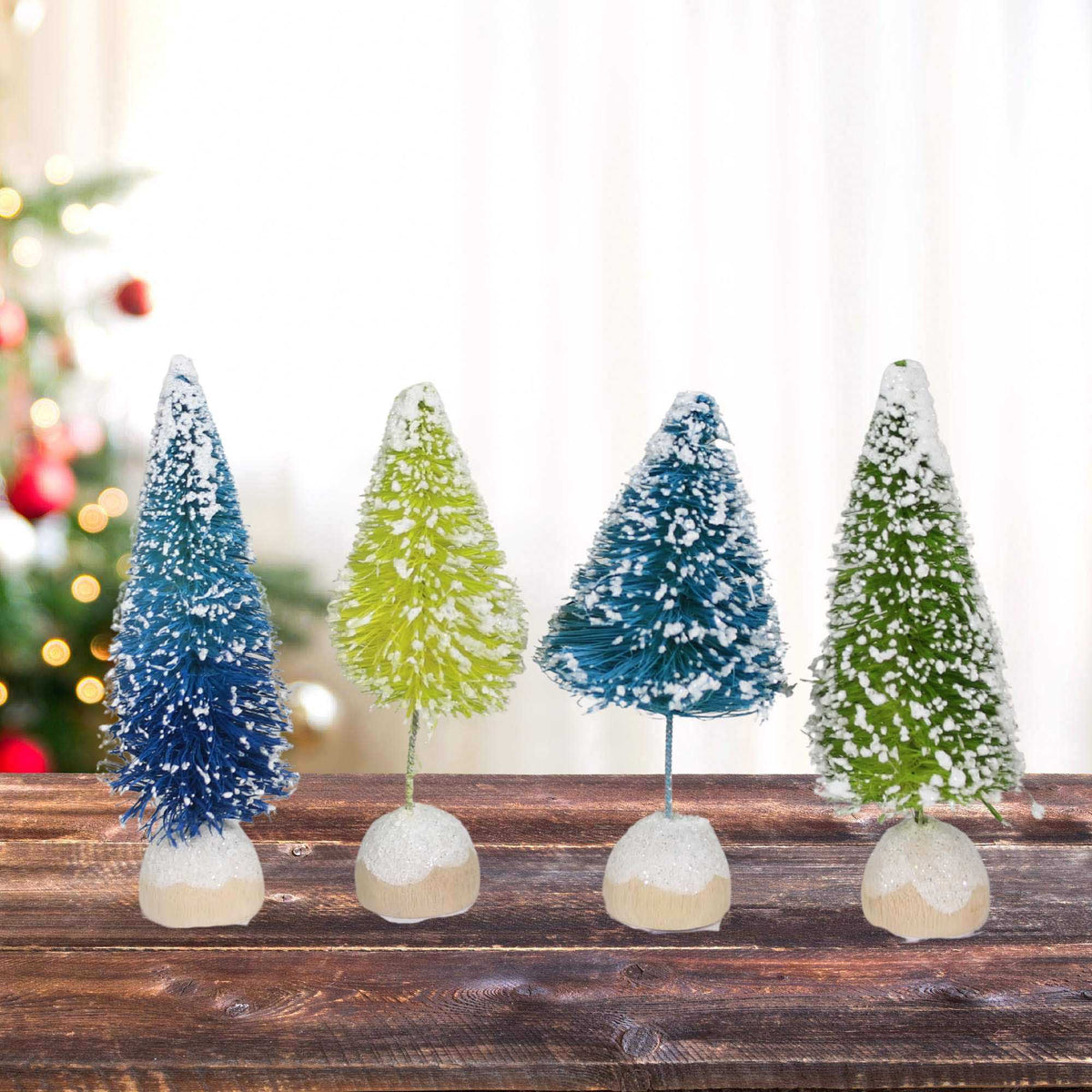 Craftoutlet.Com Mini Flocked Sisal Trees - - SBKGifts.com