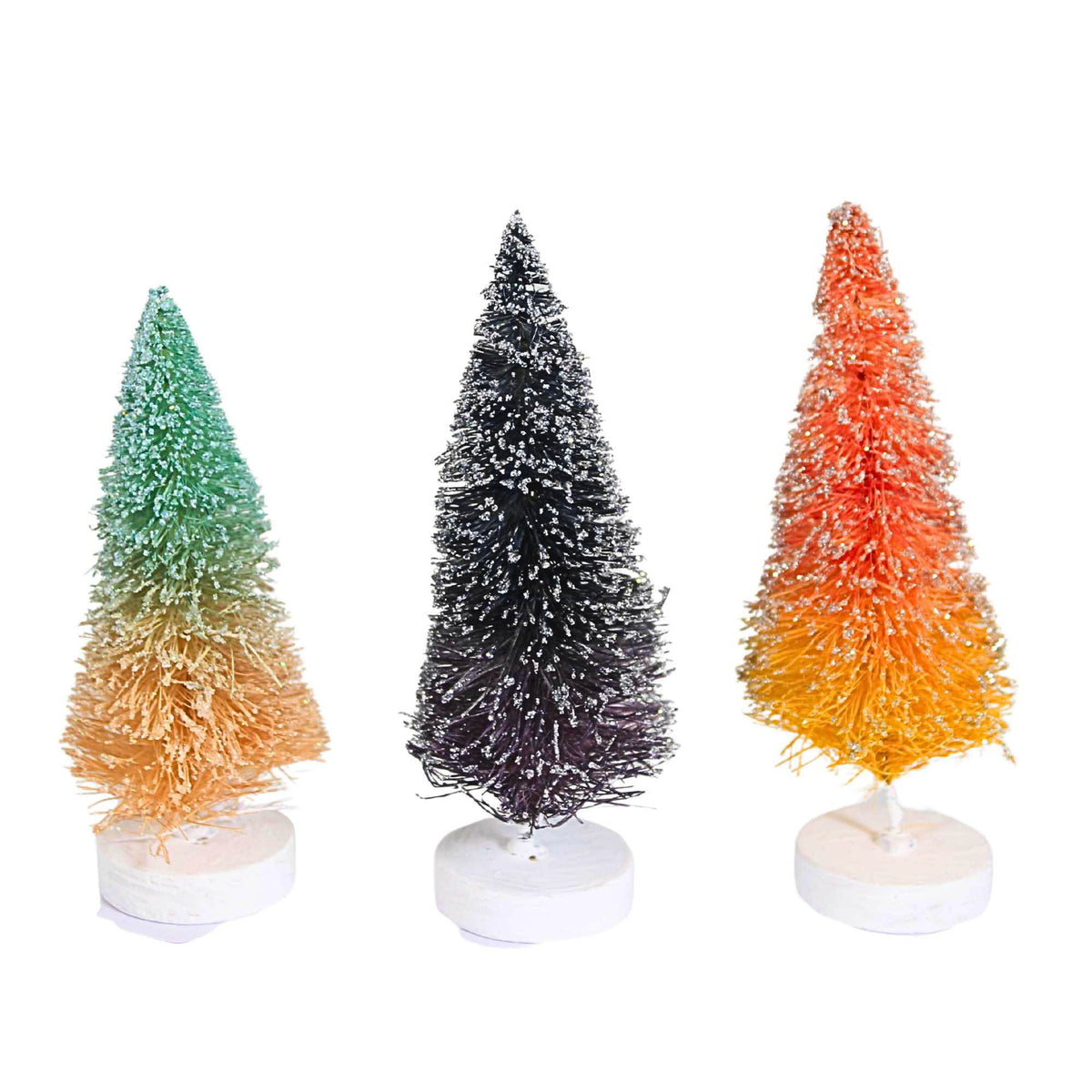 Cody Foster Rainbow Ombre Bottle Brush Trees - - SBKGifts.com