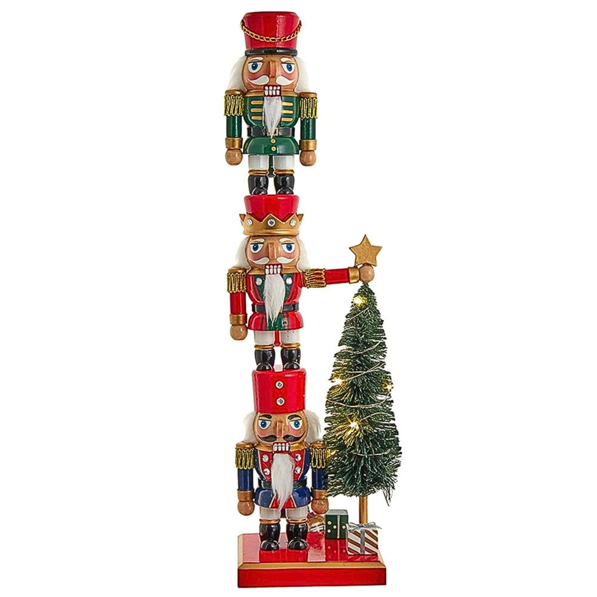 66719 Nutcracker W/Light-Up Christmas Tree C5961