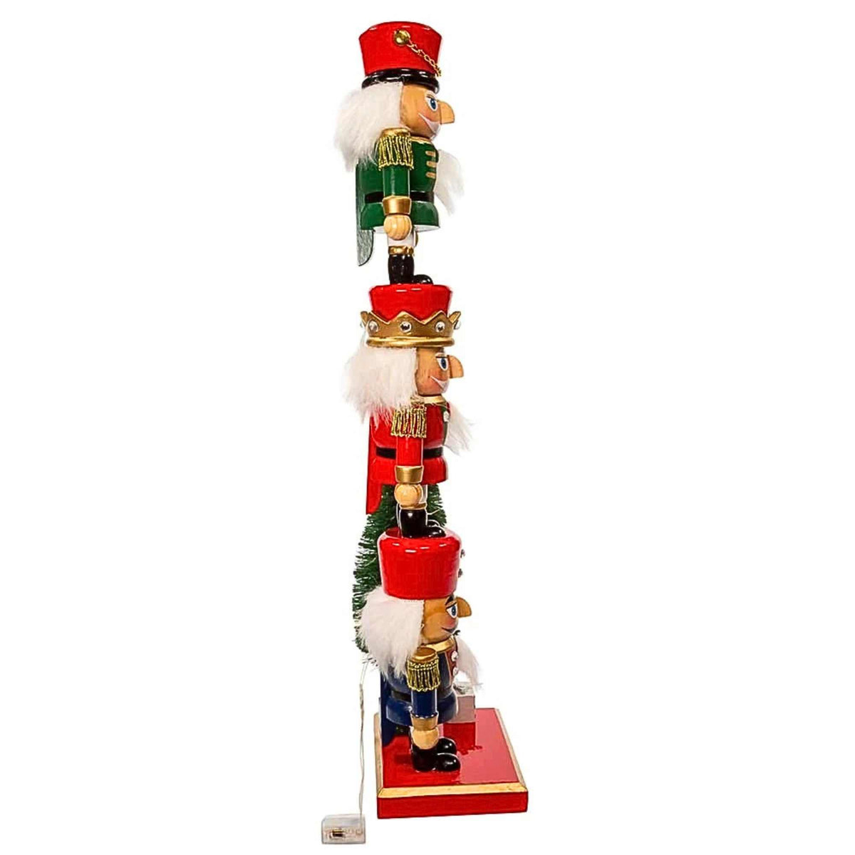 Kurt S. Adler Nutcracker W/Light-Up Christmas Tree - - SBKGifts.com