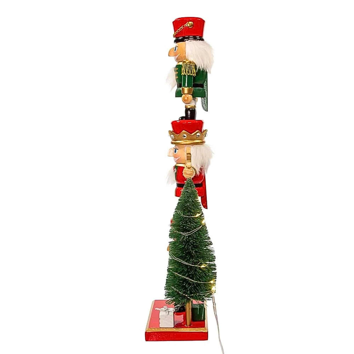 Kurt S. Adler Nutcracker W/Light-Up Christmas Tree - - SBKGifts.com