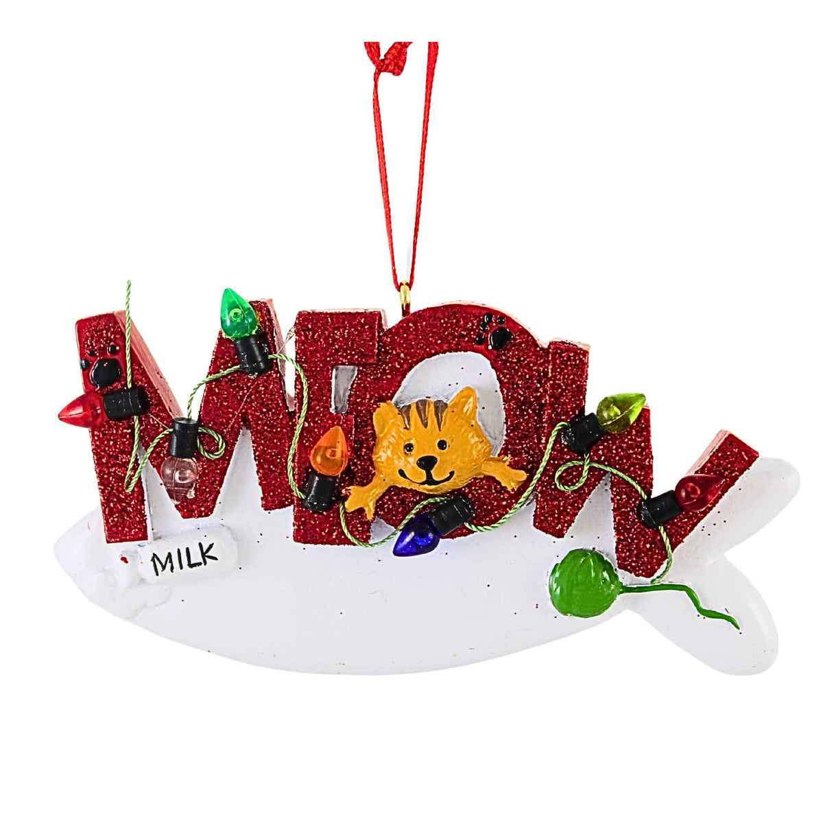 66729 Meow Cat Ornament A1977