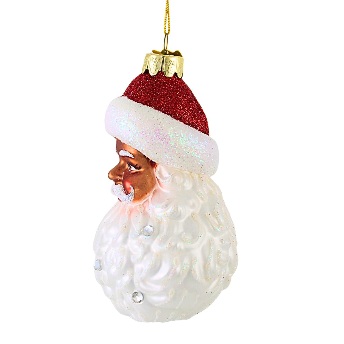 Kurt S. Adler African American Santa Head - - SBKGifts.com