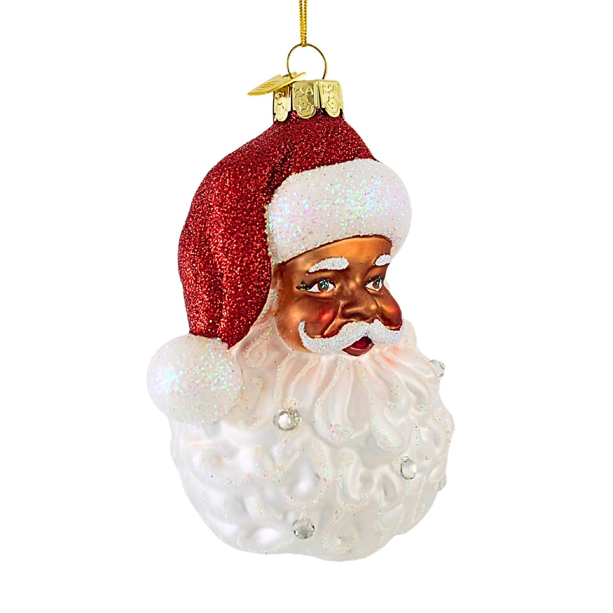 Kurt S. Adler African American Santa Head - - SBKGifts.com
