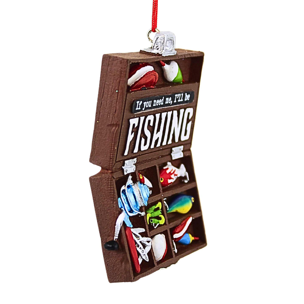 Kurt S. Adler Fishing Tackle Box - - SBKGifts.com