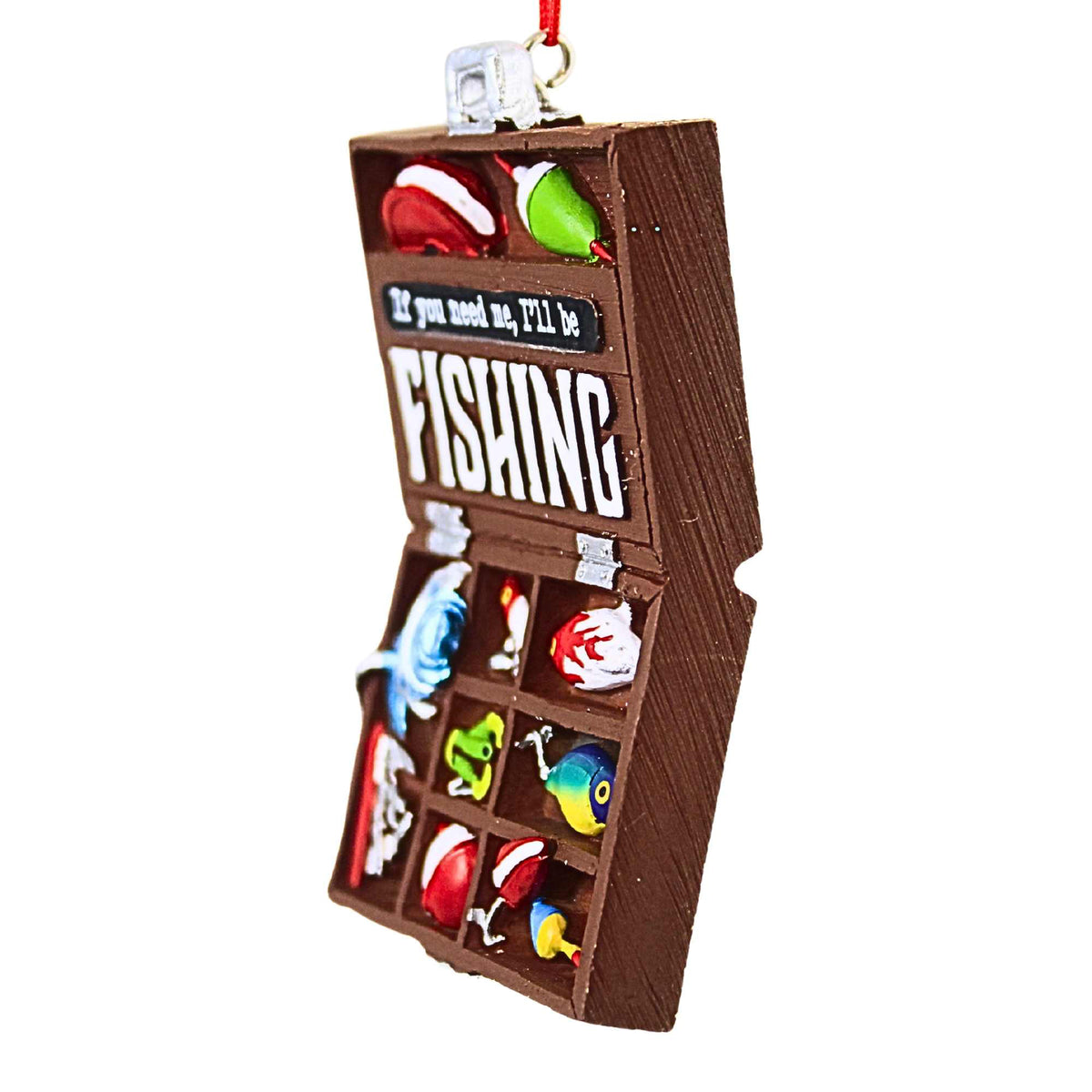 Kurt S. Adler Fishing Tackle Box - - SBKGifts.com