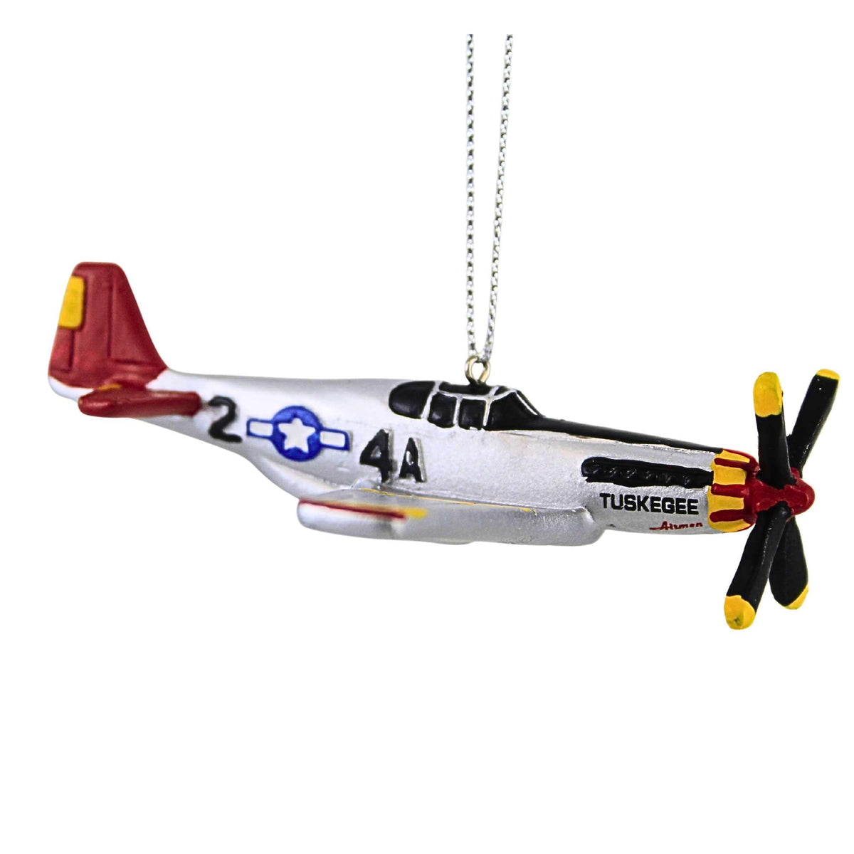 Kurt S. Adler Tuskegee Airplane Ornament - - SBKGifts.com