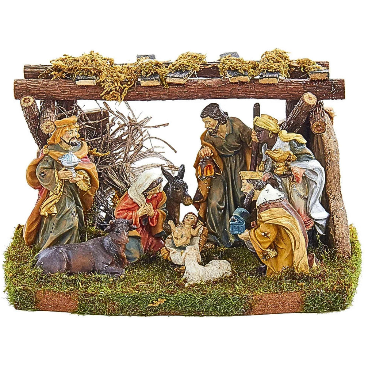 66747 Nativity Set With Stable N0282