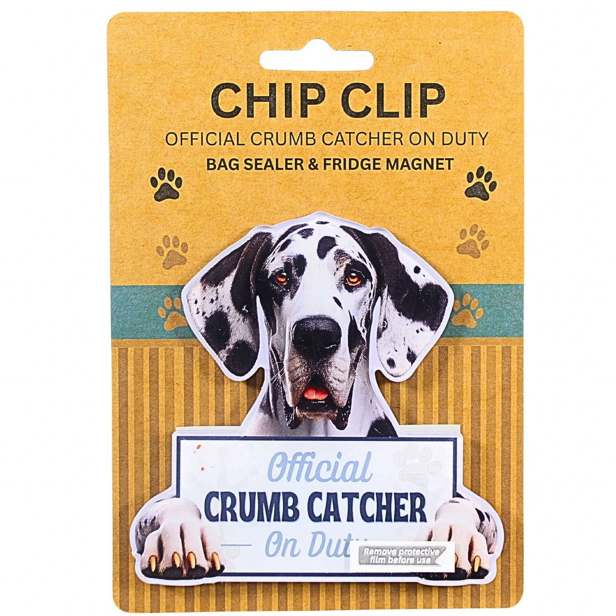 E & S Imports Harlequin Dane Chip Clip - - SBKGifts.com
