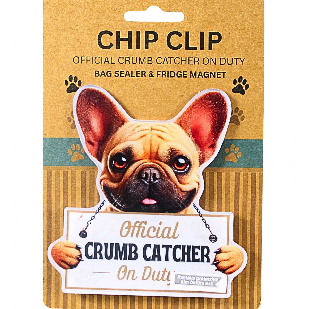 E & S Imports French Bulldog Tan Chip Clip - - SBKGifts.com