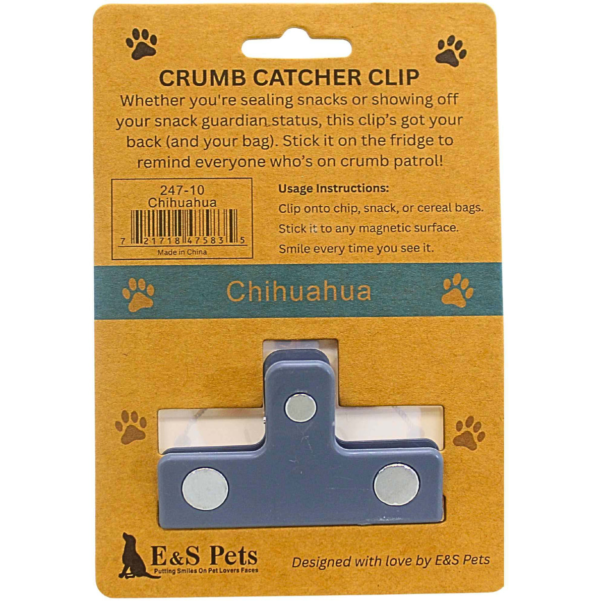 E & S Imports Chihuahua Chip Clip - - SBKGifts.com