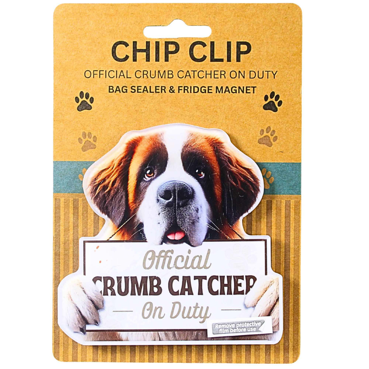 E & S Imports Saint Bernard Chip Clip - - SBKGifts.com