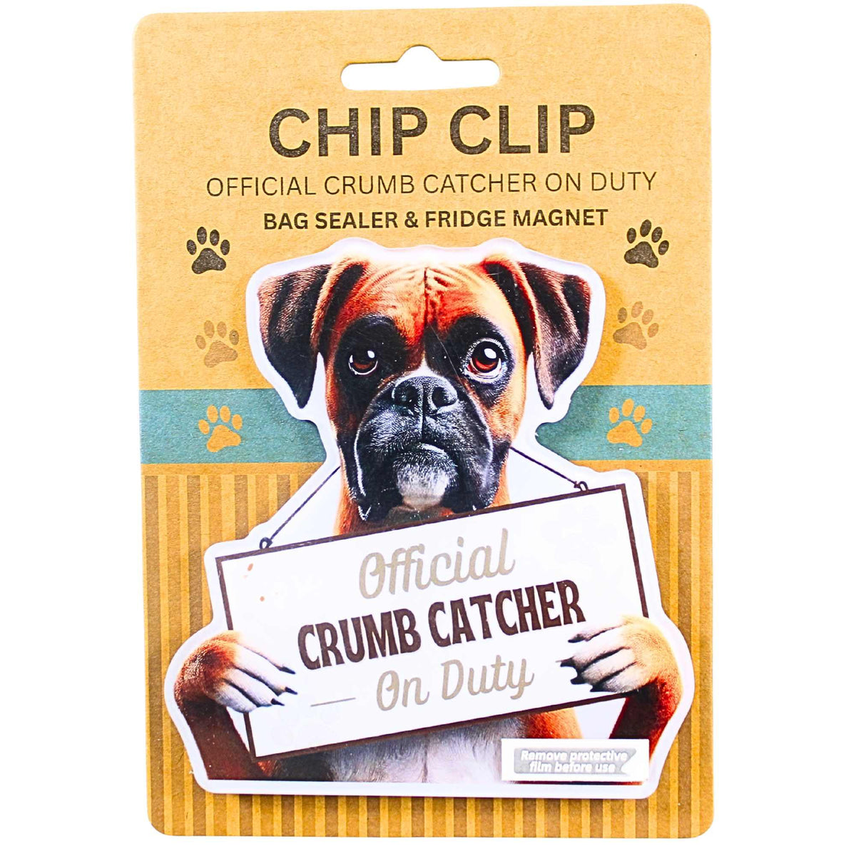 E & S Imports Boxer Uncropped Chip Clip - - SBKGifts.com
