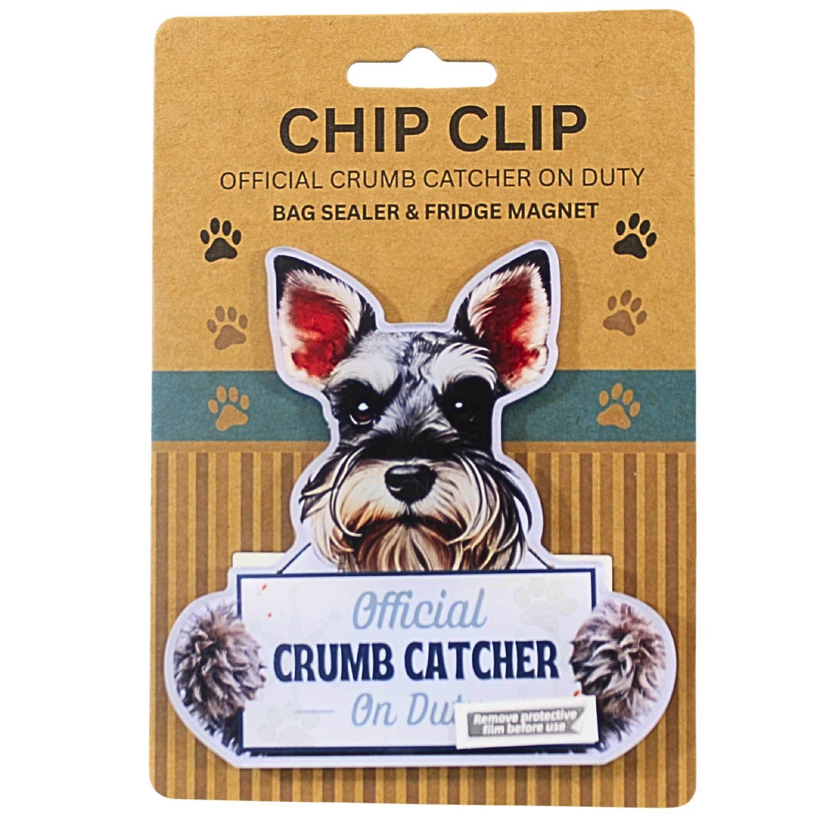 E & S Imports Schnauzer Chip Clip - - SBKGifts.com
