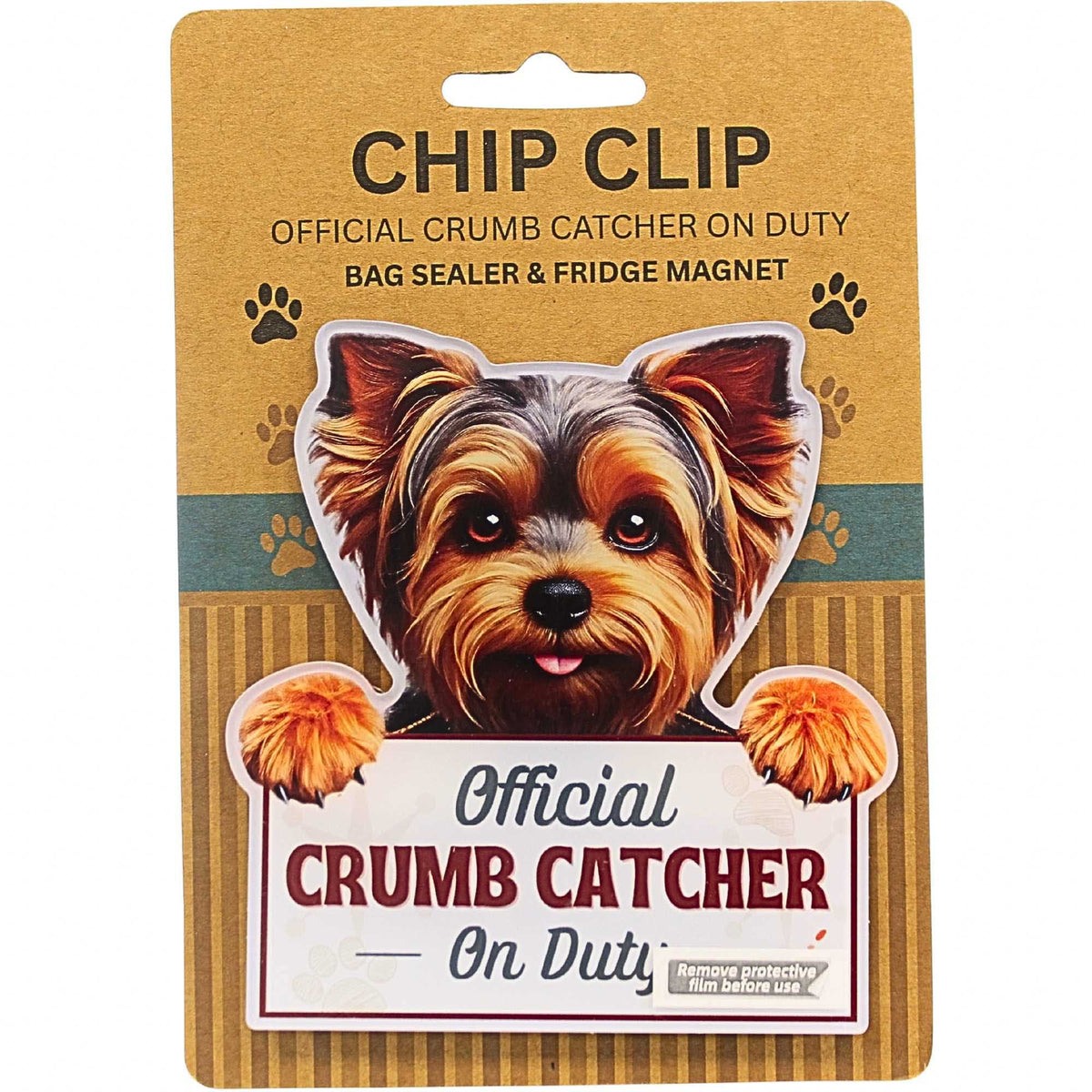 E & S Imports Yorkie Chip Clip - - SBKGifts.com