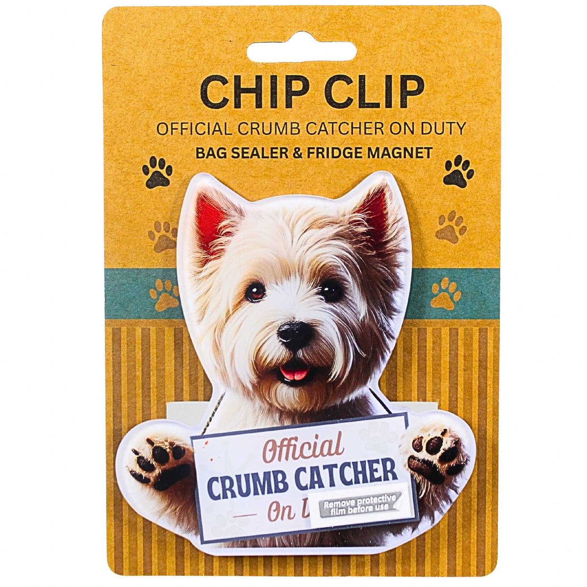 E & S Imports West Highland Terrier Chip Clip - - SBKGifts.com