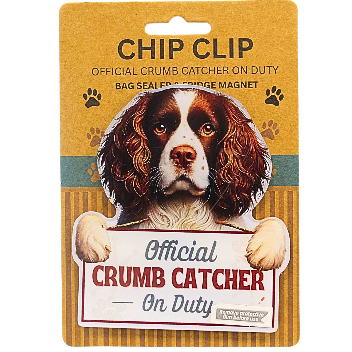 E & S Imports Springer Spaniel Chip Clip - - SBKGifts.com