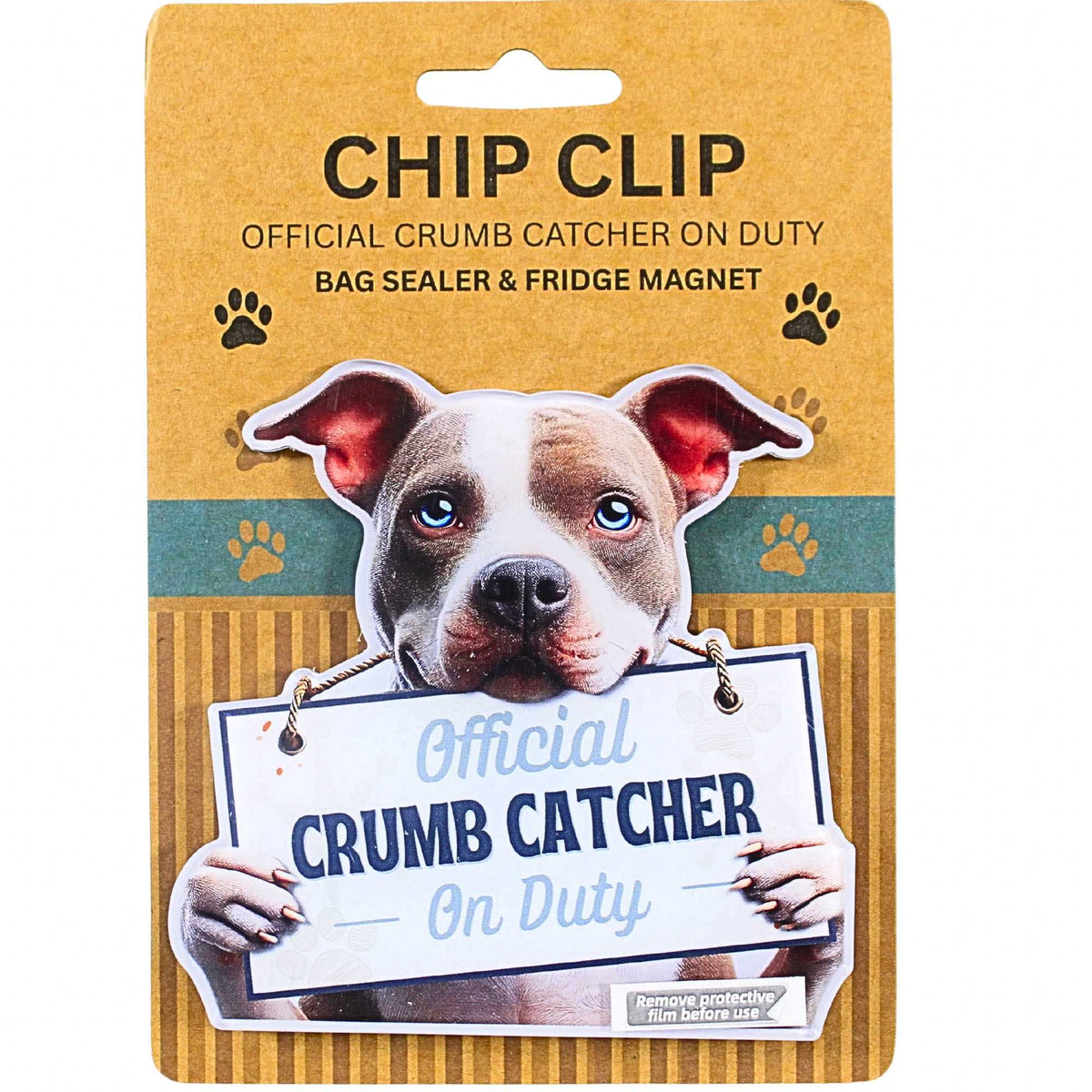 E & S Imports Brindle Pitbull Chip Clip - - SBKGifts.com
