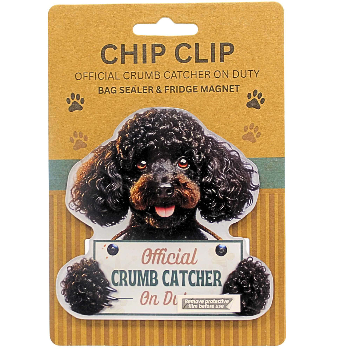 E & S Imports Black Poodle Chip Clip - - SBKGifts.com