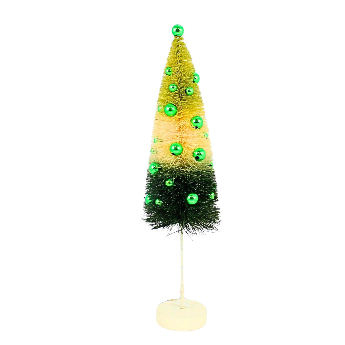 66824 Green Tri Color Bottle Brush Tree LC9546S