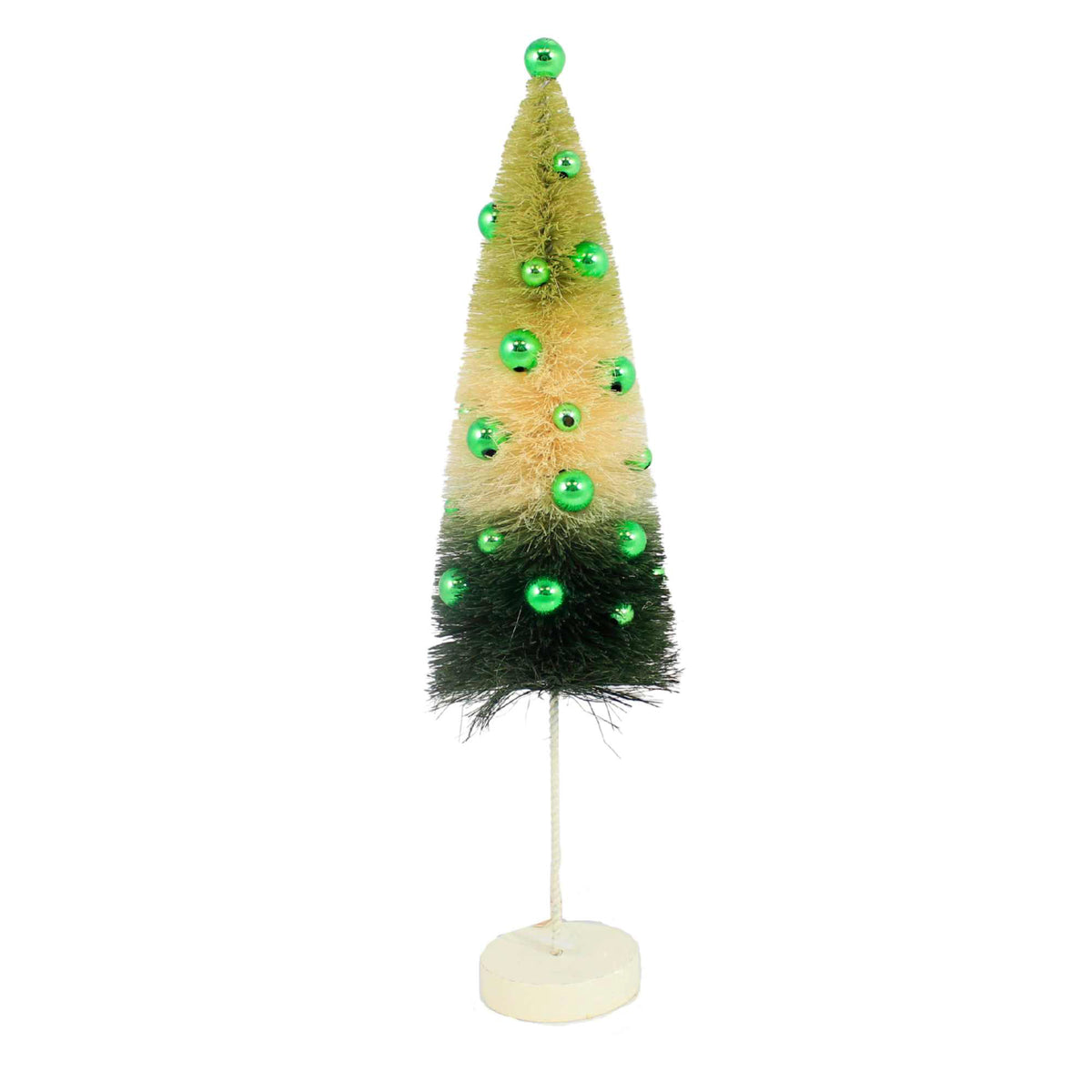 Bethany Lowe Green Tri Color Bottle Brush Tree - - SBKGifts.com