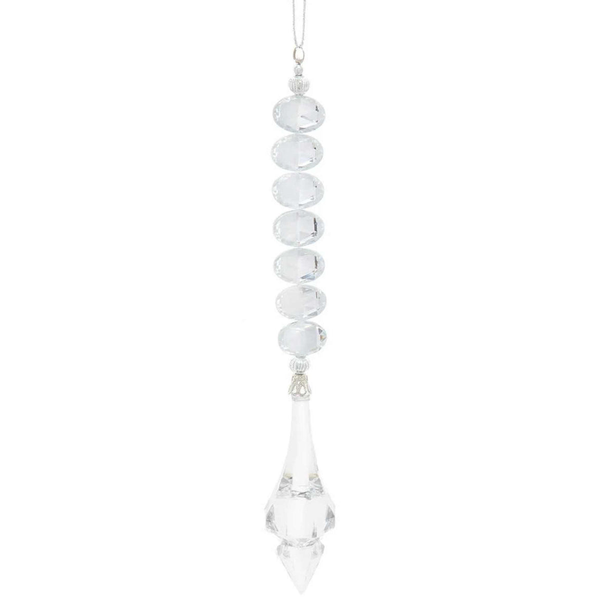 Kurt S. Adler Clear Jeweled Ornament With Dangle - - SBKGifts.com