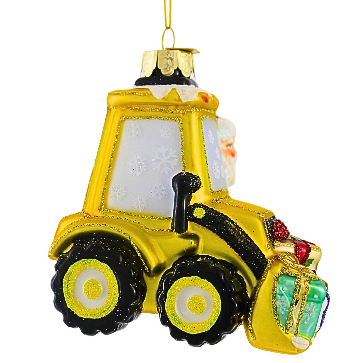 Noble Gems Santa With Bulldozer - - SBKGifts.com