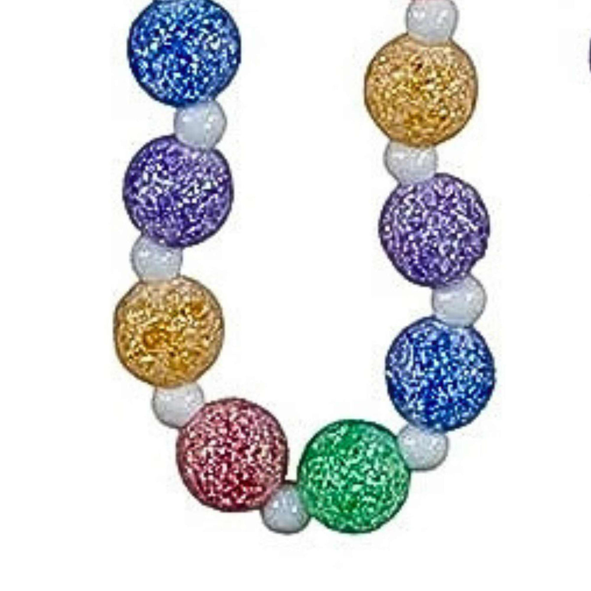 Kurt S. Adler Frosted Iridescent Candy Garland - - SBKGifts.com