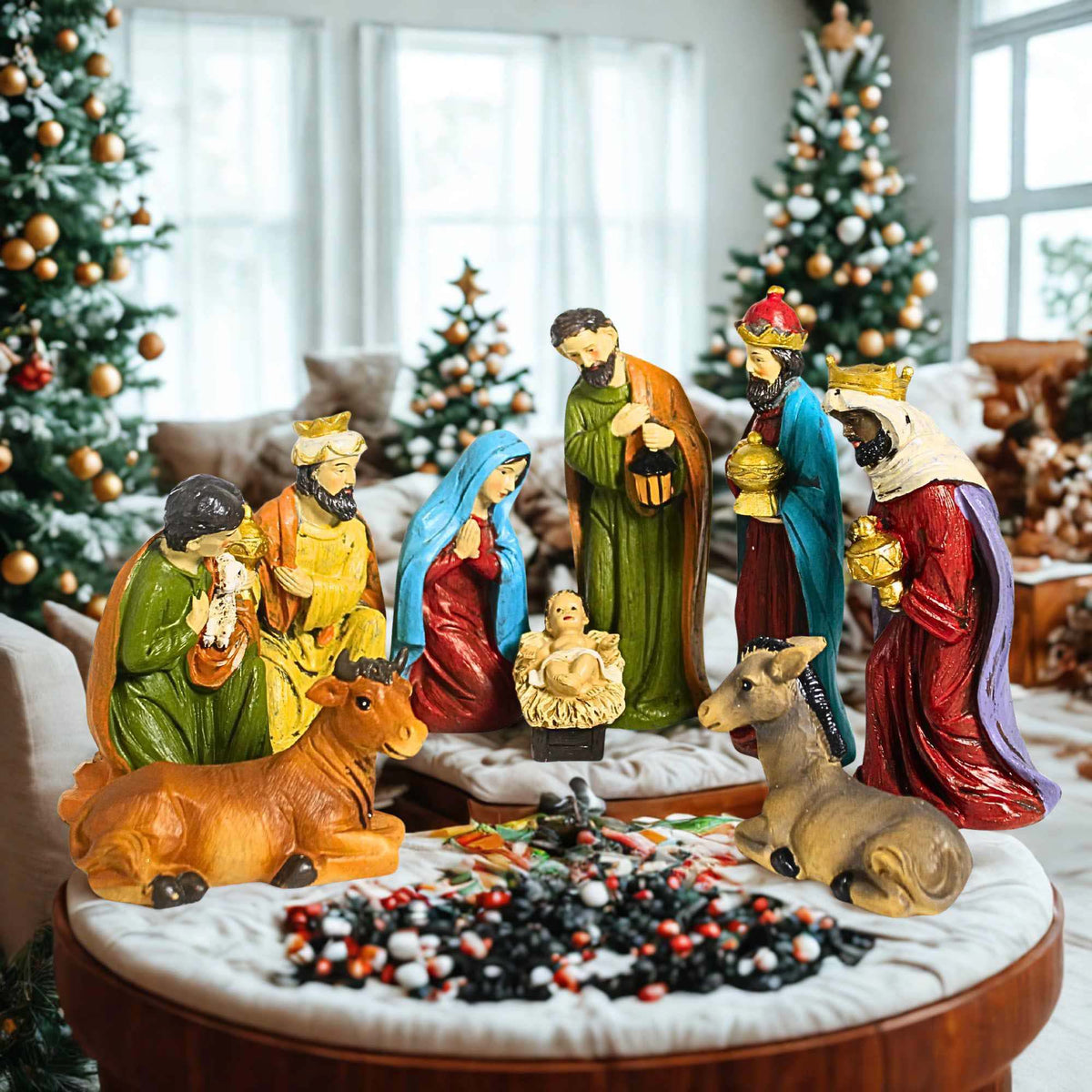Kurt S. Adler Nativity Table Pieces - - SBKGifts.com