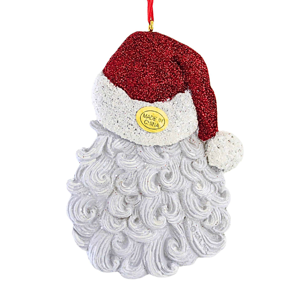 Kurt S. Adler Black Santa Head Ornament - - SBKGifts.com