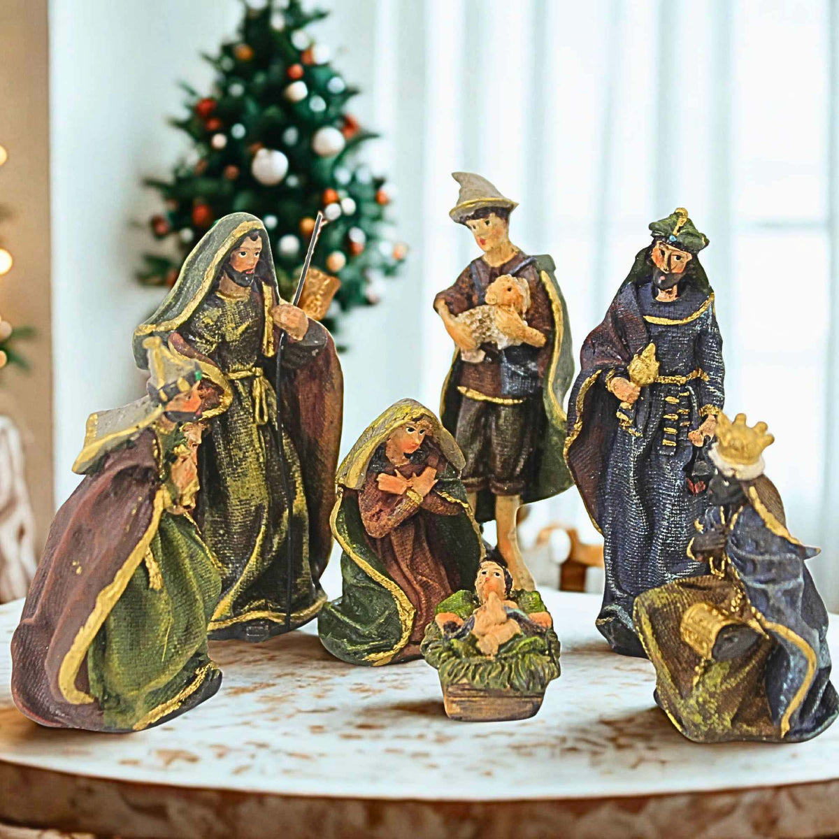 Kurt S. Adler Mini Nativity Set - - SBKGifts.com