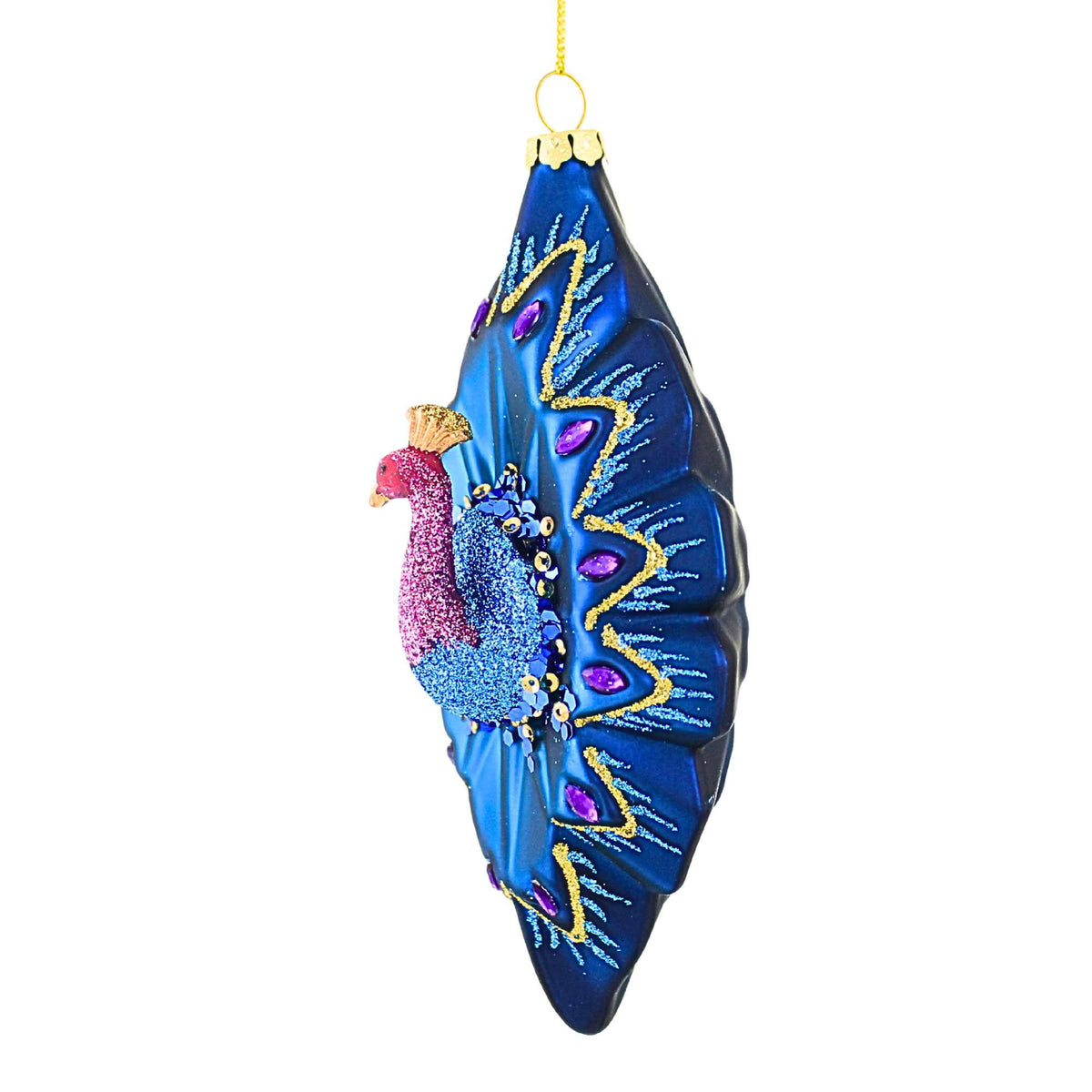 Kurt S. Adler Jeweled Peacock  Ornament - - SBKGifts.com
